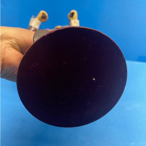 Vintage Circus Clown Figurine with Maracas Unicycle Hand-Painted 12" Multicolor - Picture 12 of 12